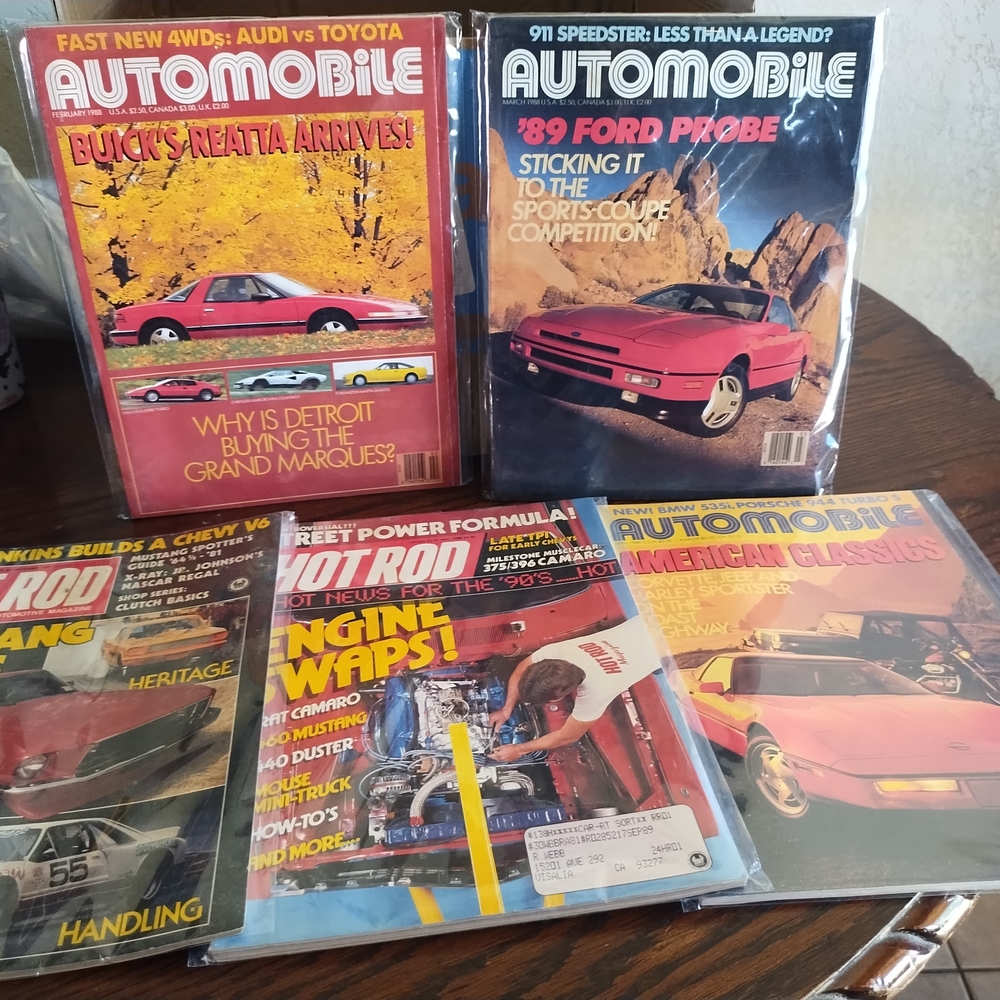 1980s Hot Rod Magazine Lot OF 5